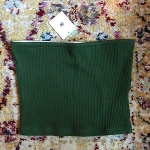 NWT Urban Outfitters Ribbed Crop Tube Top